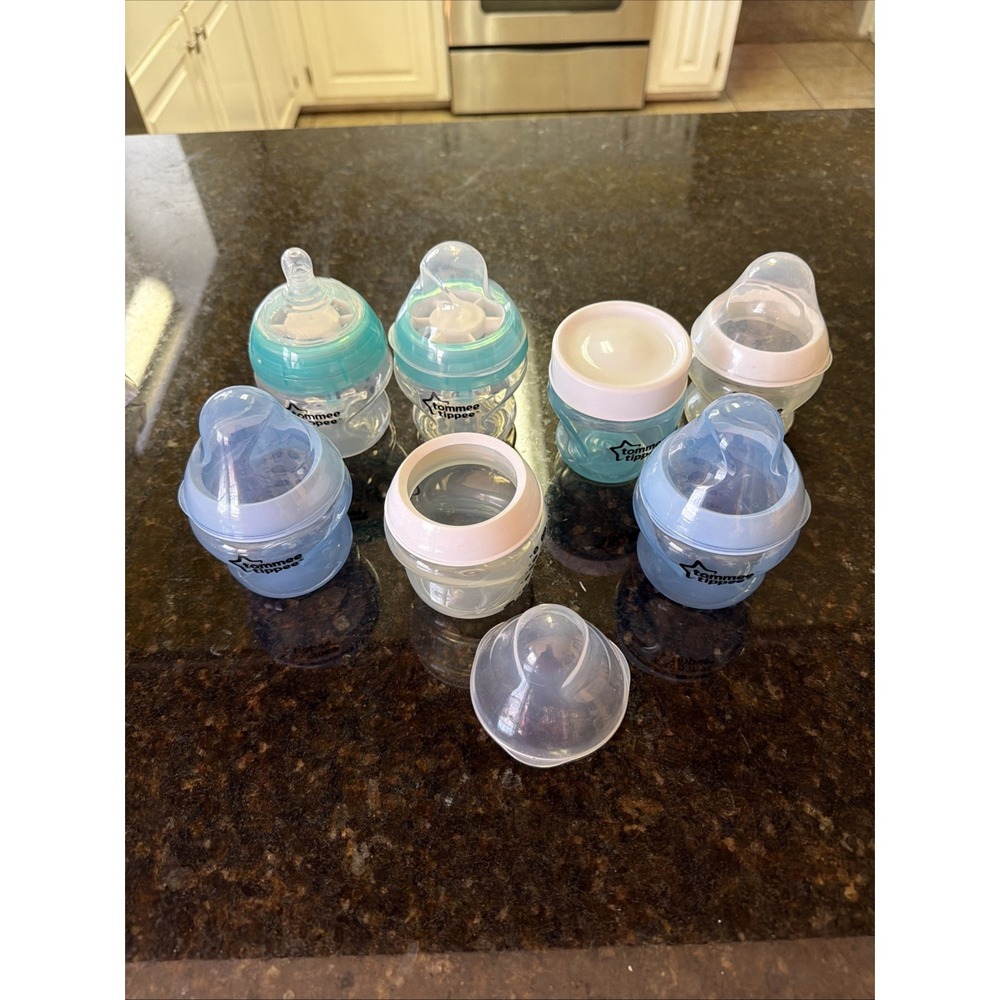 tommee tippee bottles Lot Of 7 Bottle Feeding Infant Baby 5 Oz Baby